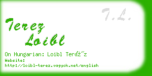 terez loibl business card